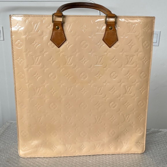 Louis Vuitton Rare Custom Order Peach Vernis Tall Tote - Picture 2 of 16